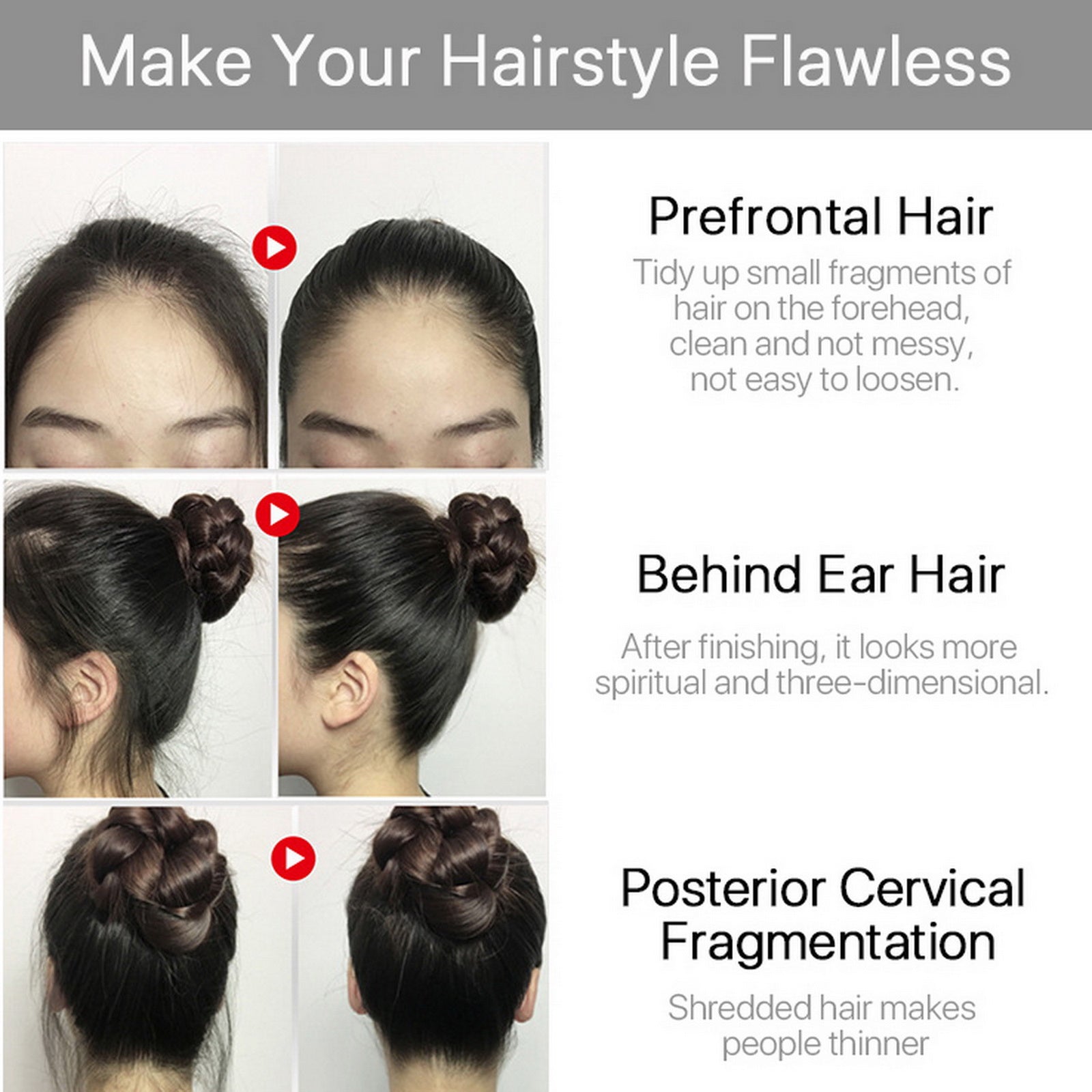 Beaute Hair Feel Finishing Stick Small Broken Hair Finishing Cream Gel Hair Wax Stick