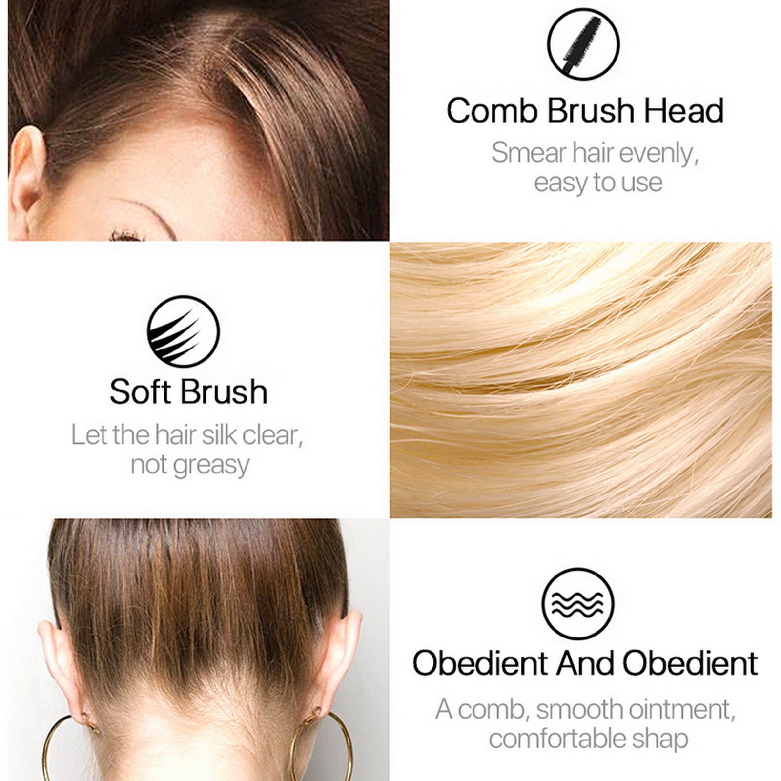 Beaute Hair Feel Finishing Stick Small Broken Hair Finishing Cream Gel Hair Wax Stick