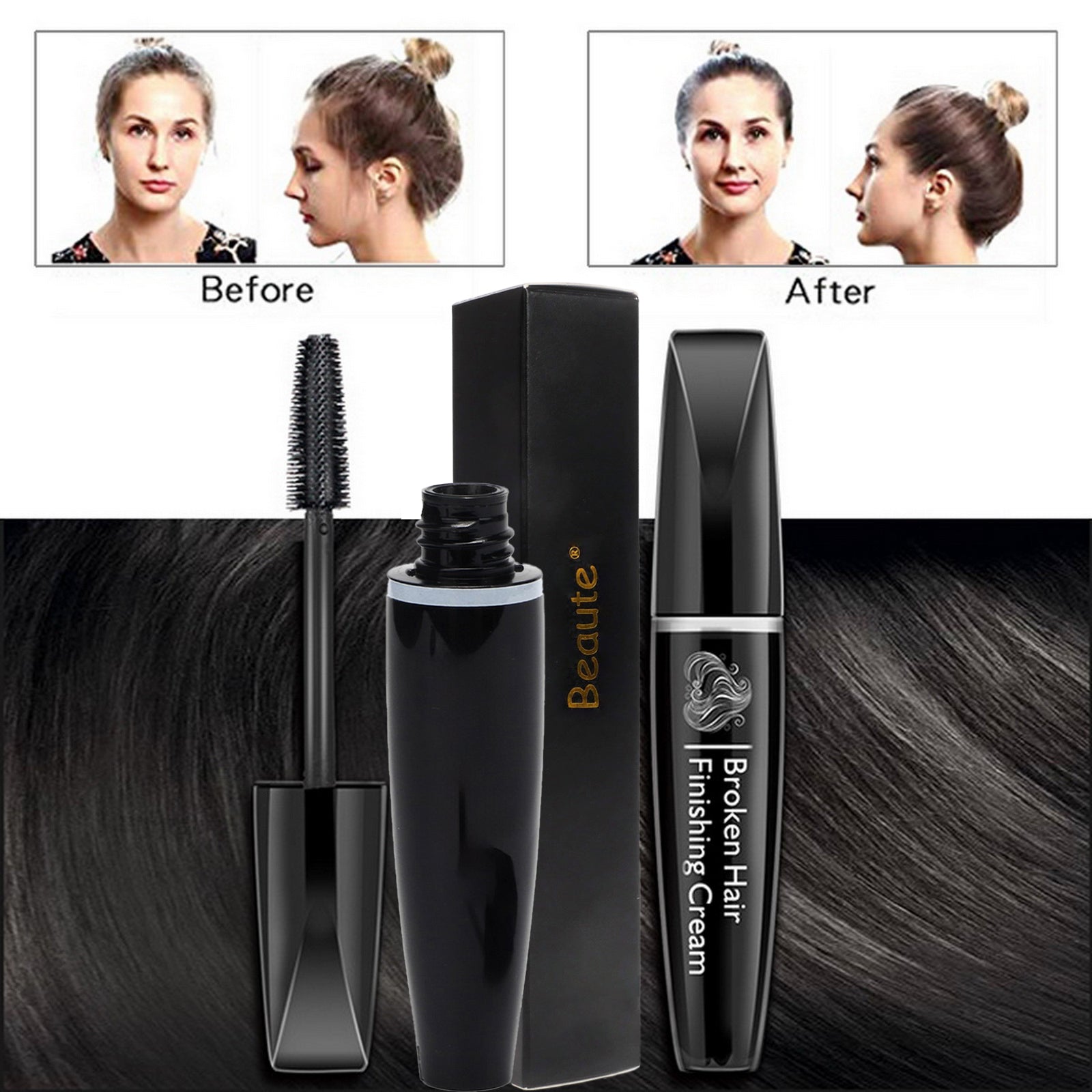 Beaute Hair Feel Finishing Stick Small Broken Hair Finishing Cream Gel Hair Wax Stick