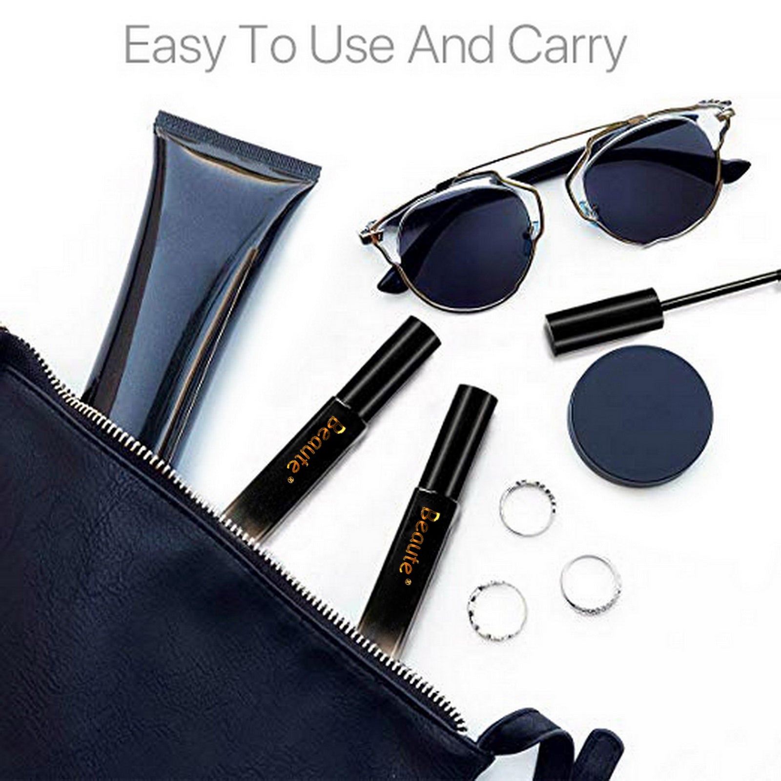 Beaute Hair Feel Finishing Stick, 2 Pack × 18 ML Small Broken Hairs Finishing Cream Hair Styling Wax Stick Hair Gel for Kids, Woman, Man, Moisturizing and Shiny on Party, Wedding, Award, Interview