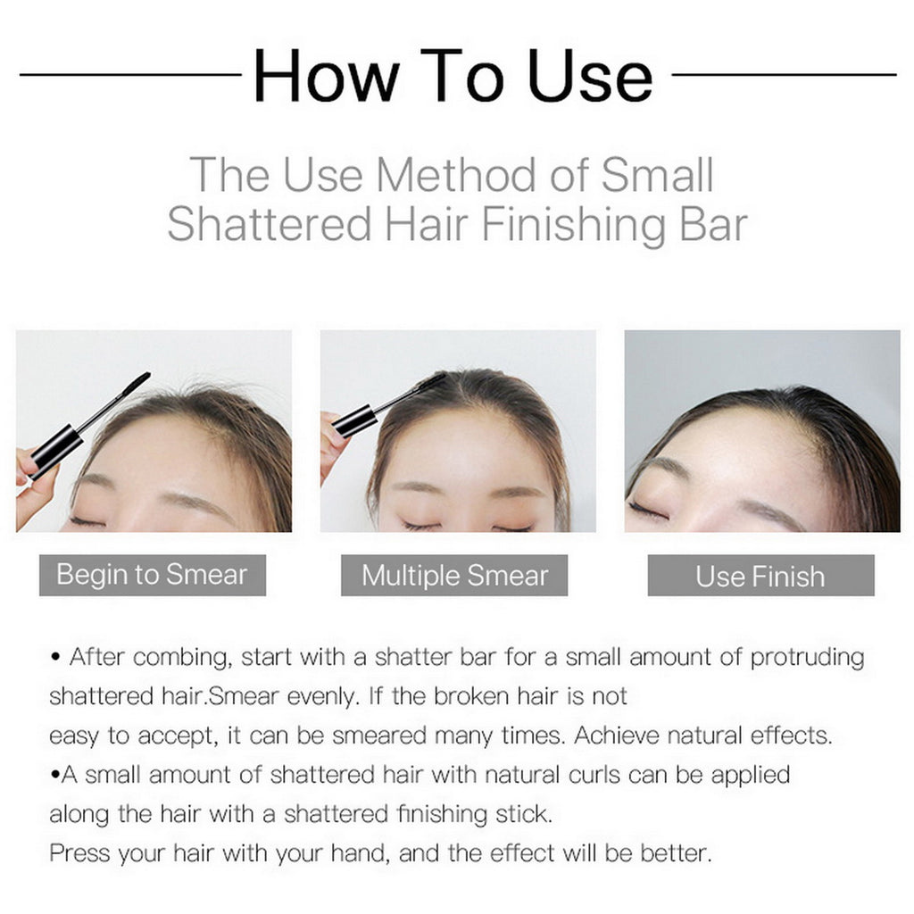 Beaute Hair Feel Finishing Stick, 2 Pack × 18 ML Small Broken Hairs Finishing Cream Hair Styling Wax Stick Hair Gel for Kids, Woman, Man, Moisturizing and Shiny on Party, Wedding, Award, Interview